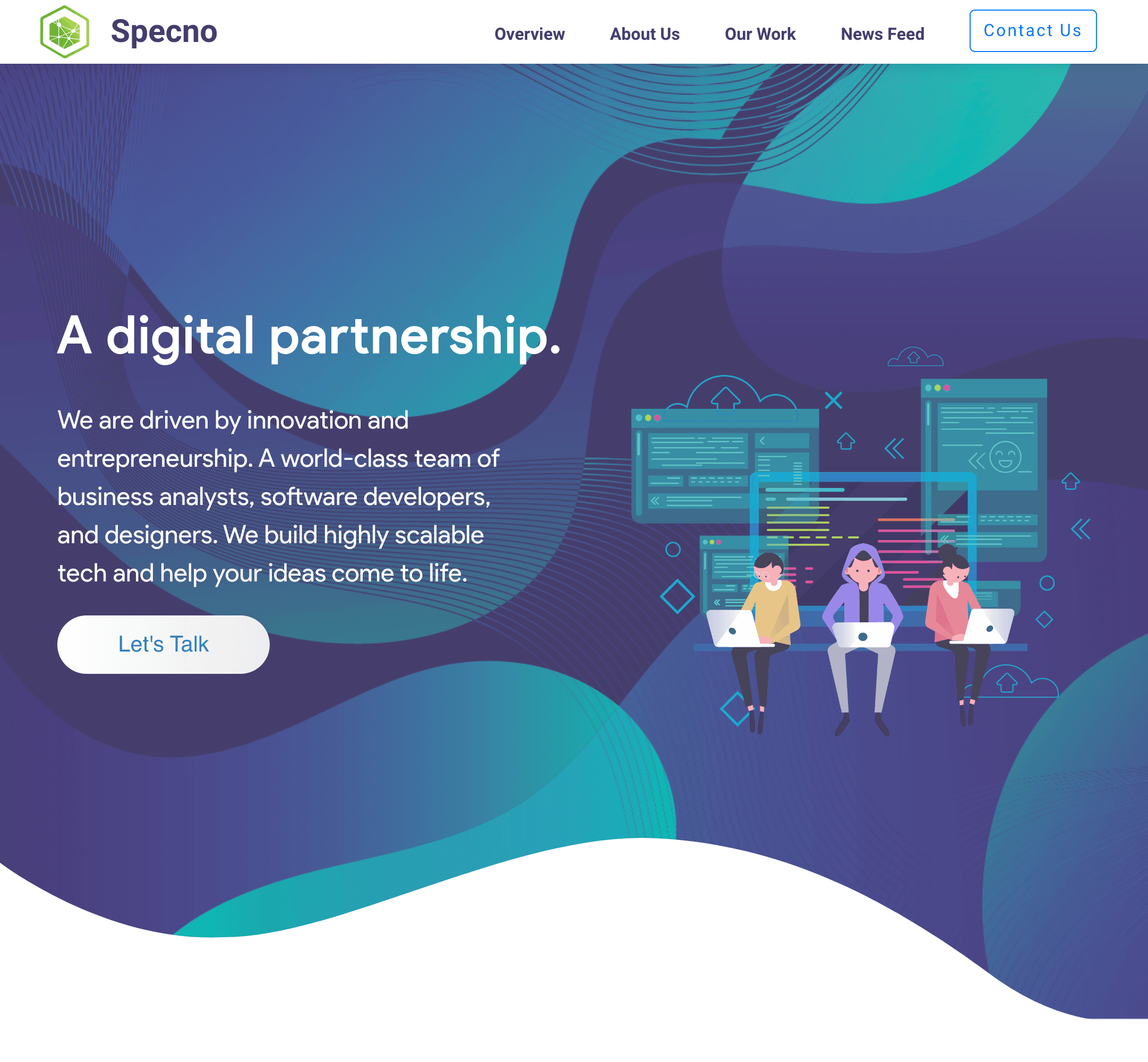 Specno.com website cover image